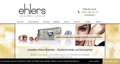 Desktop Screenshot of juwelier-ehlers.de