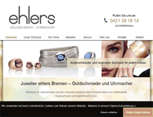 Tablet Screenshot of juwelier-ehlers.de